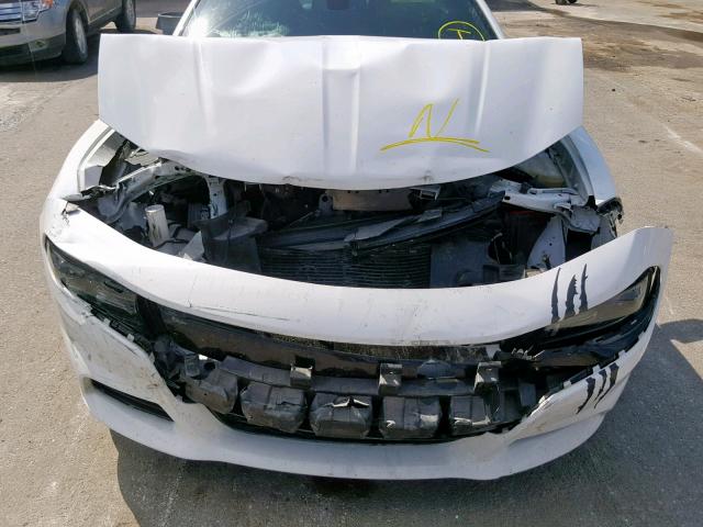 2C3CDXHG5FH901756 - 2015 DODGE CHARGER SX WHITE photo 7