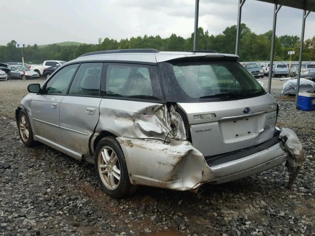 4S3BP616X57323688 - 2005 SUBARU LEGACY 2.5 SILVER photo 3