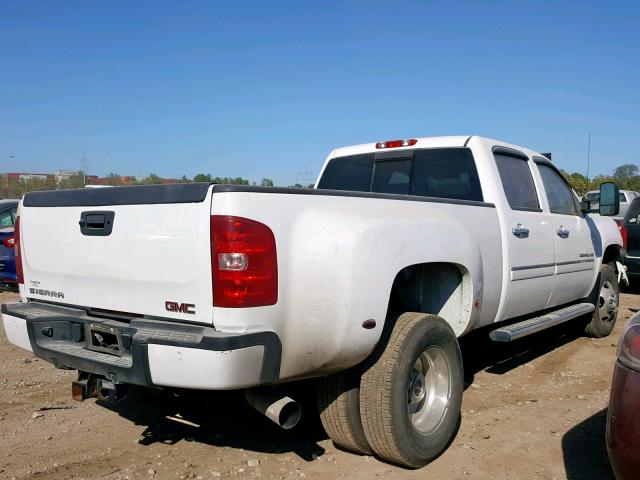 1GT416C89DF103908 - 2013 GMC SIERRA C35 WHITE photo 4