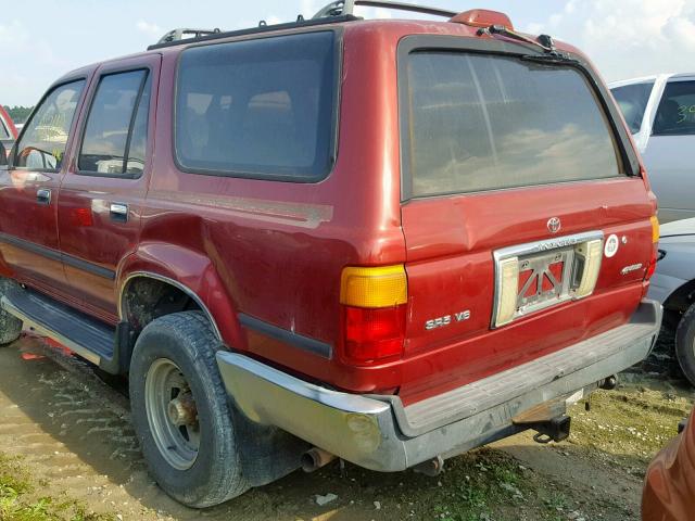 JT3VN29V8S0045731 - 1995 TOYOTA 4RUNNER VN BURGUNDY photo 9