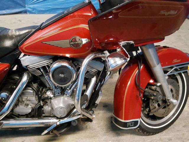 1HD1DBL2XEY700231 - 1984 HARLEY-DAVIDSON FLT CLASSI RED photo 9