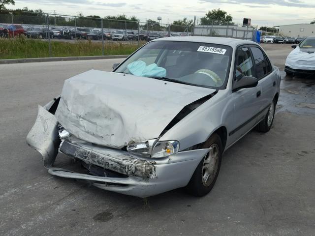 1Y1SK5481XZ401719 - 1999 CHEVROLET GEO PRIZM BEIGE photo 2