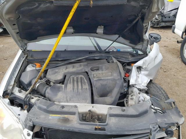 1G1AK52F057651505 - 2005 CHEVROLET COBALT SILVER photo 7