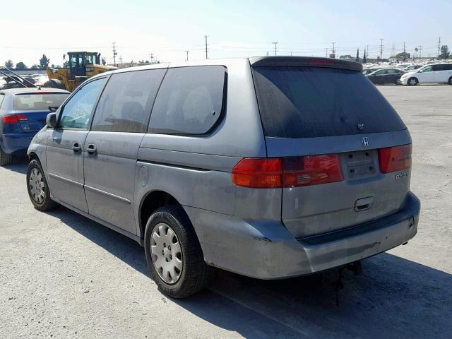 2HKRL1852YH564154 - 2000 HONDA ODYSSEY LX GRAY photo 3