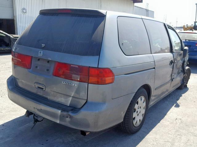 2HKRL1852YH564154 - 2000 HONDA ODYSSEY LX GRAY photo 4