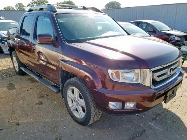 5FPYK16579B101967 - 2009 HONDA RIDGELINE BURGUNDY photo 1