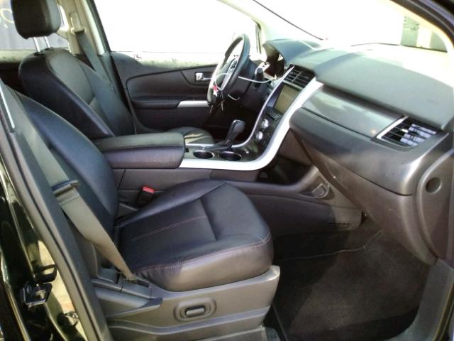 2FMDK3JC6EBA96109 - 2014 FORD EDGE SEL BLACK photo 5