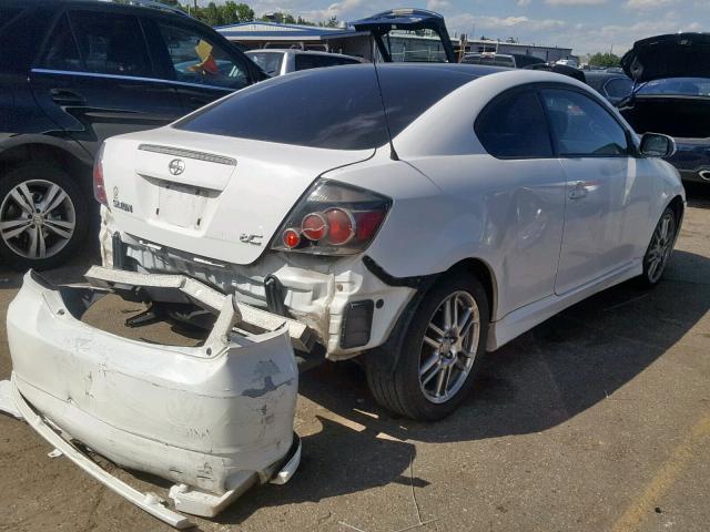 JTKDE167880254458 - 2008 TOYOTA SCION TC თეთრი ფოტო 4