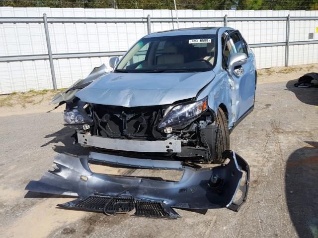 JTJZB1BA7B2405046 - 2011 LEXUS RX 450 BLUE photo 2