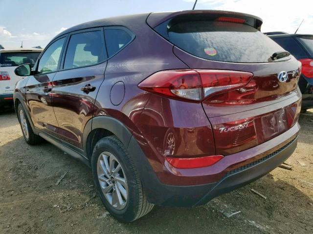 KM8J23A44HU537469 - 2017 HYUNDAI TUCSON SE RED photo 3