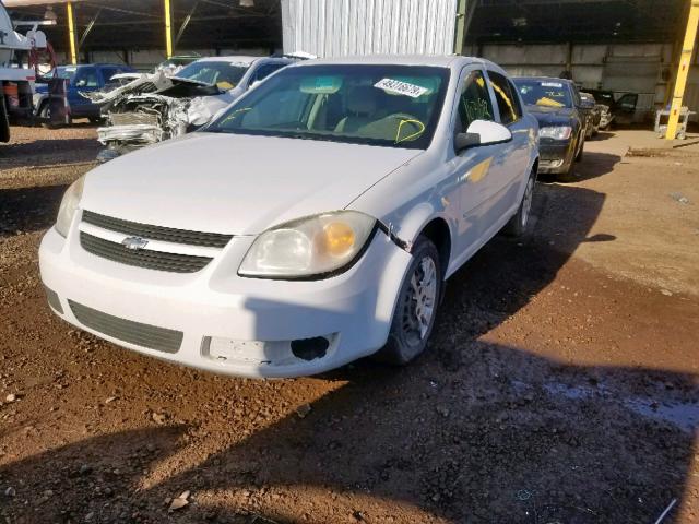 1G1AL55F477235050 - 2007 CHEVROLET COBALT LT WHITE photo 2