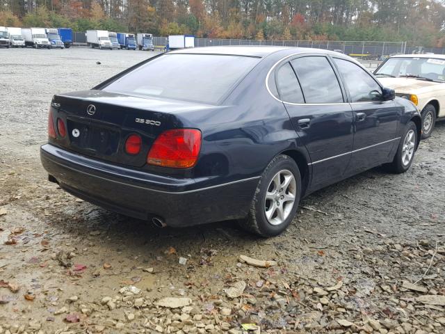 JT8BD69S630182133 - 2003 LEXUS GS 300 BLUE photo 4