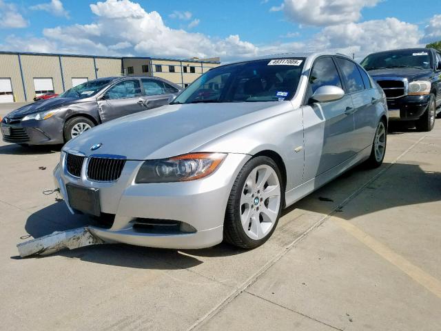 WBAVB33556KS35951 - 2006 BMW 330 I SILVER photo 2