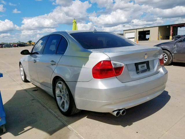 WBAVB33556KS35951 - 2006 BMW 330 I SILVER photo 3