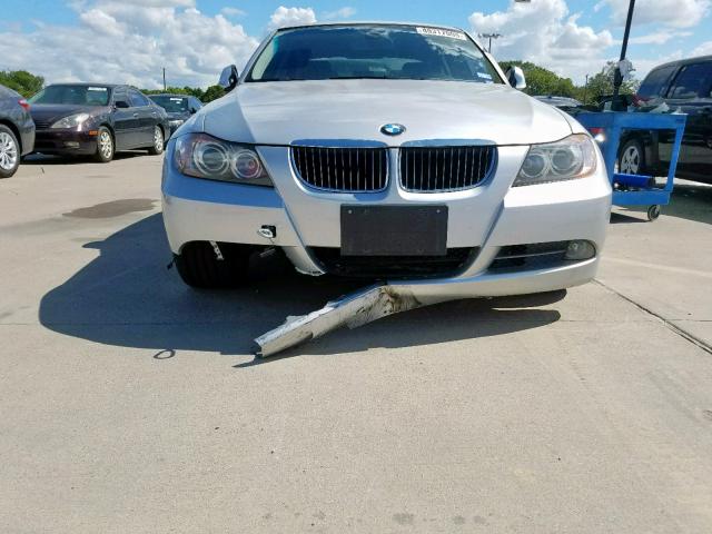 WBAVB33556KS35951 - 2006 BMW 330 I SILVER photo 9