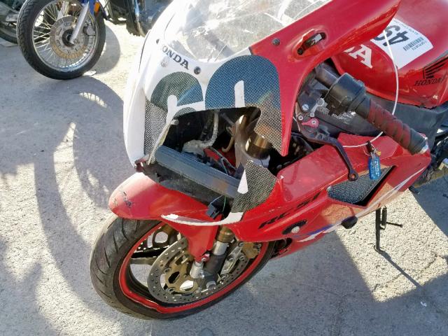 JH2SC45443M300230 - 2003 HONDA RVT1000 R RED photo 9