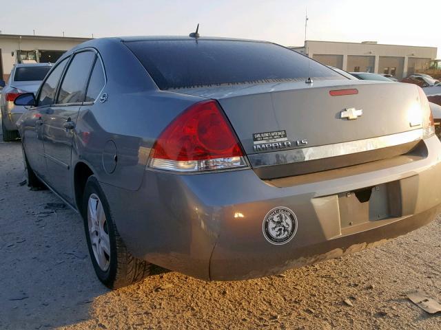 2G1WB58K179294329 - 2007 CHEVROLET IMPALA LS GRAY photo 3