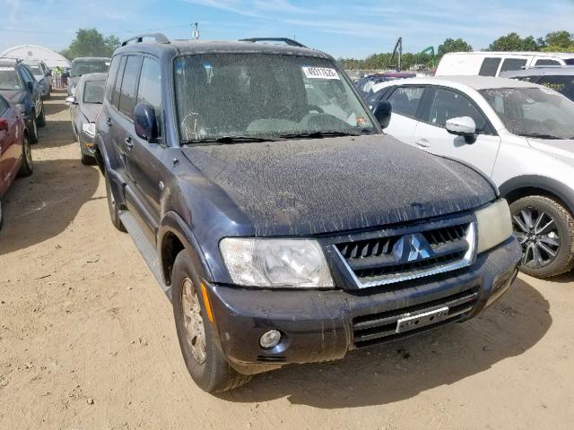 JA4NW51S33J038123 - 2003 MITSUBISHI MONTERO LI BLUE photo 1