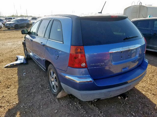 2A8GM68XX7R194326 - 2007 CHRYSLER PACIFICA T BLUE photo 3