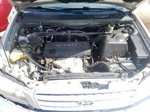 JTEGD21A430066363 - 2003 TOYOTA HIGHLANDER SILVER photo 7