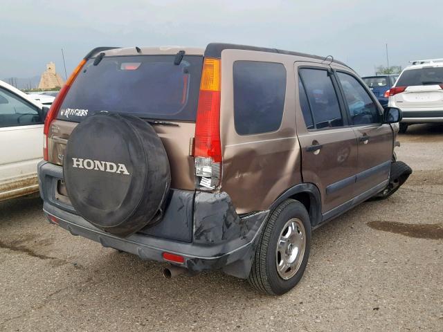 JHLRD68413C018342 - 2003 HONDA CR-V LX GOLD photo 4