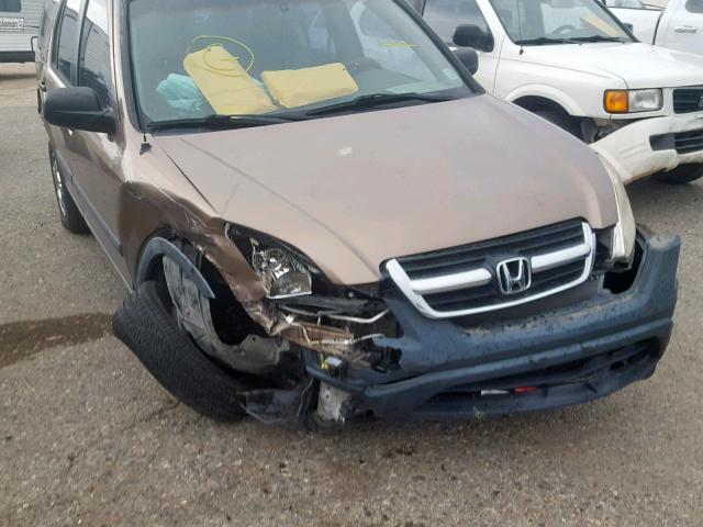 JHLRD68413C018342 - 2003 HONDA CR-V LX GOLD photo 9