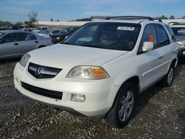 2HNYD18986H519523 - 2006 ACURA MDX TOURIN WHITE photo 2