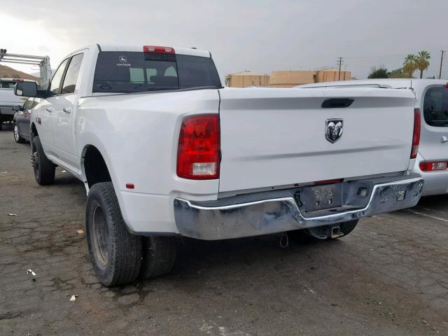 3D73Y4CL7BG596196 - 2011 DODGE RAM 3500 WHITE photo 3