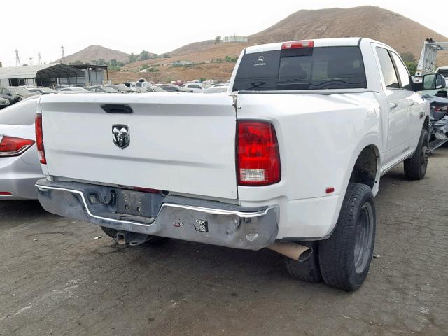 3D73Y4CL7BG596196 - 2011 DODGE RAM 3500 WHITE photo 4