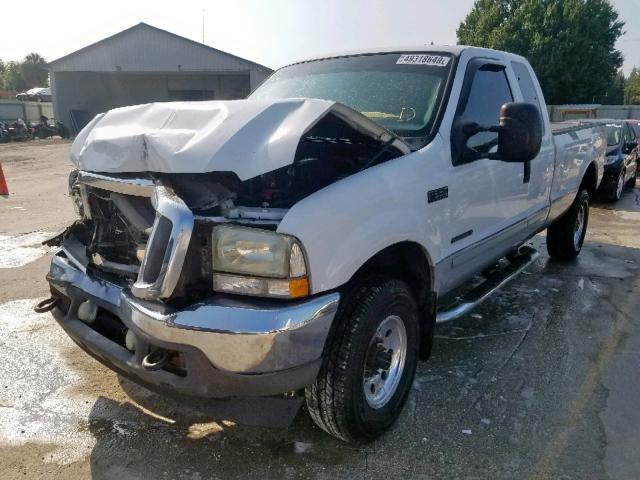 1FTSX31F02EC20768 - 2002 FORD F350 SRW S WHITE photo 2