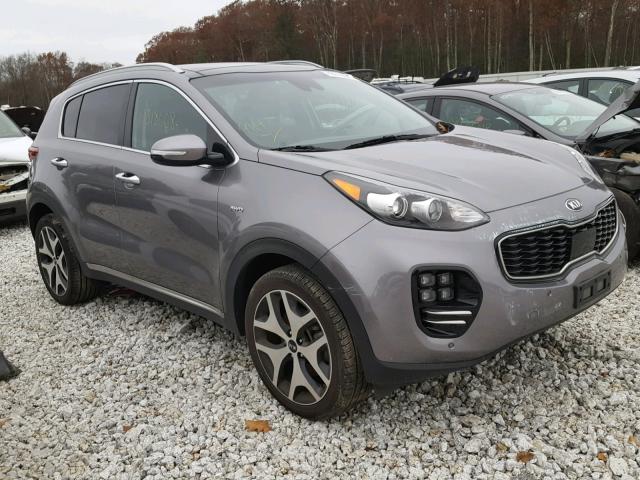 KNDPRCA61H7265831 - 2017 KIA SPORTAGE S GRAY photo 1