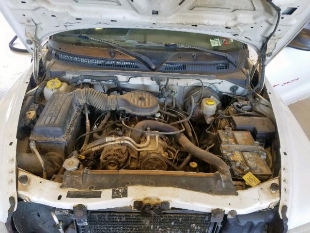 1B7GG22Y3XS229098 - 1999 DODGE DAKOTA WHITE photo 7