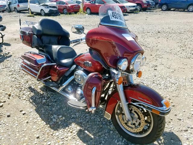 1HD1FC4168Y708191 - 2008 HARLEY-DAVIDSON FLHTCUI BURGUNDY photo 1