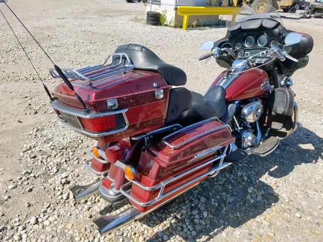 1HD1FC4168Y708191 - 2008 HARLEY-DAVIDSON FLHTCUI BURGUNDY photo 4