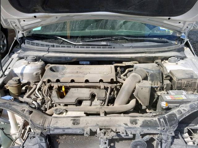 KNAFU4A20D5726372 - 2013 KIA FORTE EX SILVER photo 7