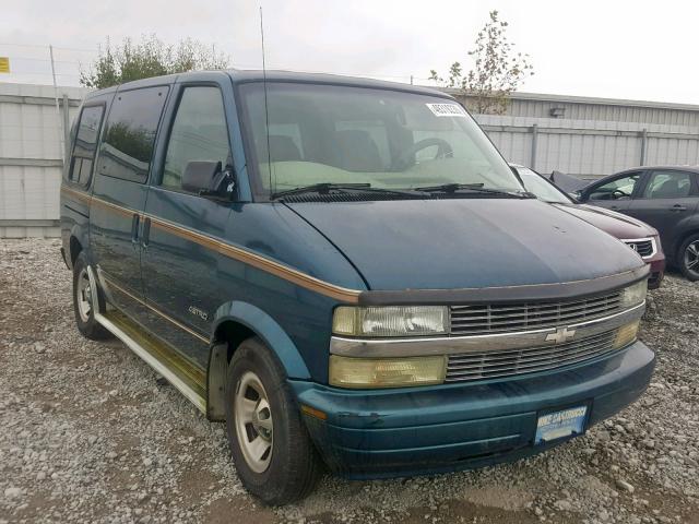 1GBDM19XX2B113686 - 2002 CHEVROLET ASTRO BLUE photo 1