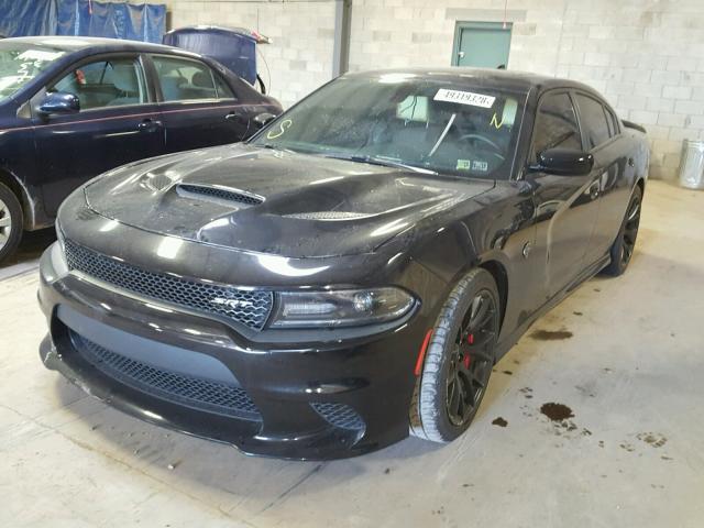 2C3CDXL92GH338918 - 2016 DODGE CHARGER SR BLACK photo 2