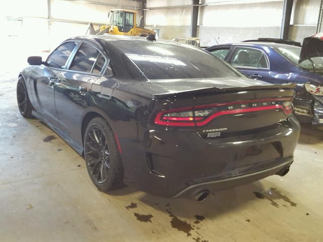 2C3CDXL92GH338918 - 2016 DODGE CHARGER SR BLACK photo 3