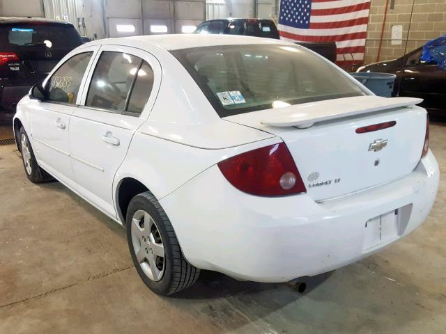 1G1AL55FX77149113 - 2007 CHEVROLET COBALT LT WHITE photo 3