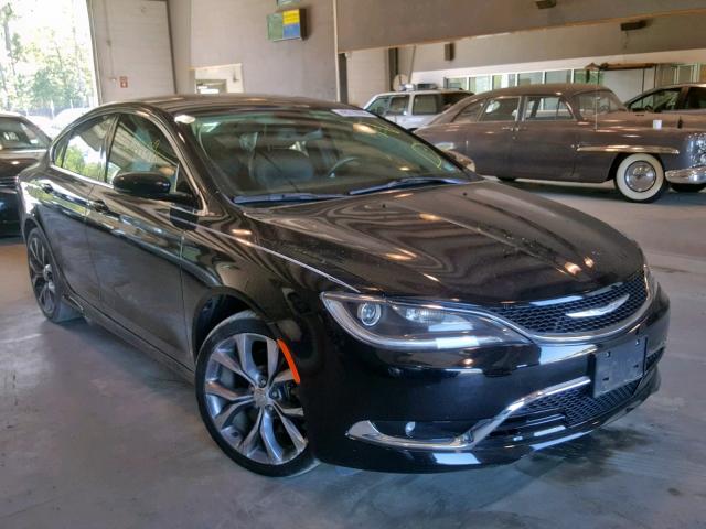 1C3CCCEGXFN564606 - 2015 CHRYSLER 200 C BLACK photo 1