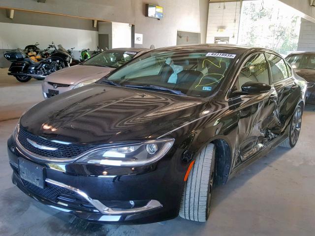 1C3CCCEGXFN564606 - 2015 CHRYSLER 200 C BLACK photo 2