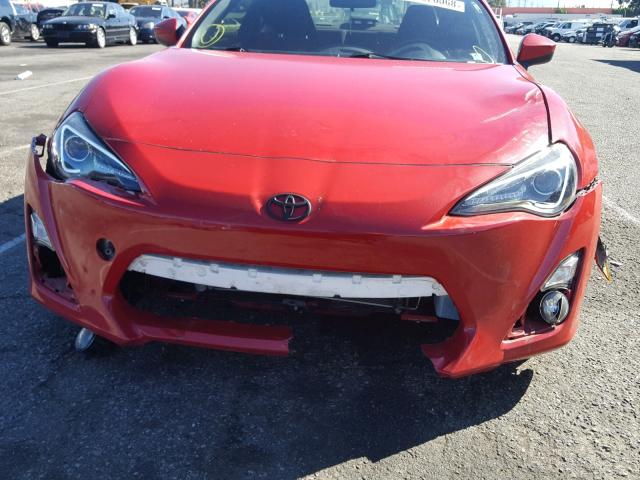 JF1ZNAA18D2719891 - 2013 TOYOTA SCION FR-S RED photo 9