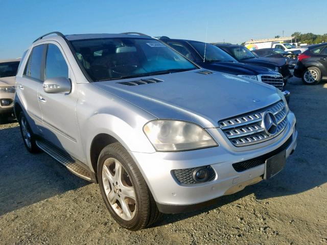 4JGBB86E47A276542 - 2007 MERCEDES-BENZ ML 350 SILVER photo 1