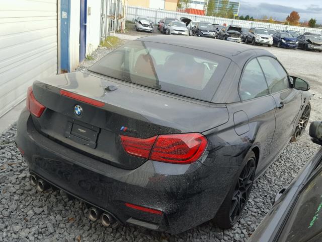 WBS4Z9C53JEA24487 - 2018 BMW M4 BLACK photo 4