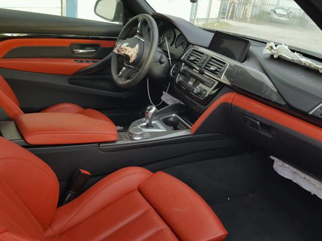 WBS4Z9C53JEA24487 - 2018 BMW M4 BLACK photo 5