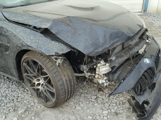 WBS4Z9C53JEA24487 - 2018 BMW M4 BLACK photo 9