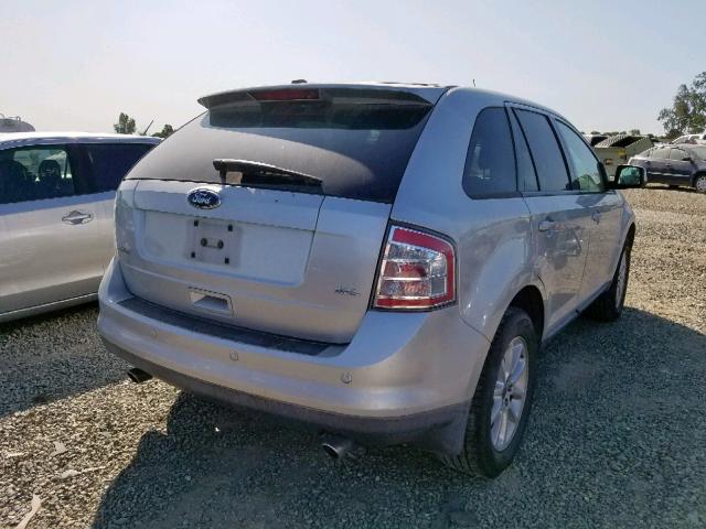 2FMDK38C19BA56032 - 2009 FORD EDGE SEL SILVER photo 4