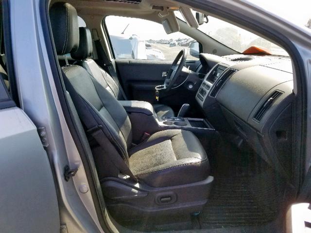 2FMDK38C19BA56032 - 2009 FORD EDGE SEL SILVER photo 5