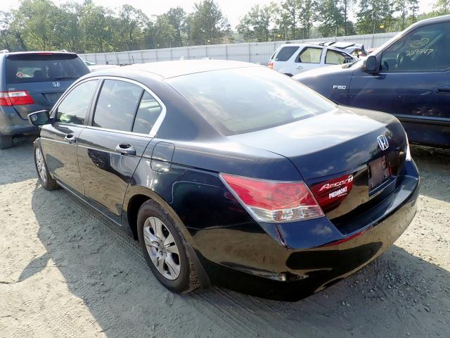 1HGCP26428A115365 - 2008 HONDA ACCORD LXP BLACK photo 3