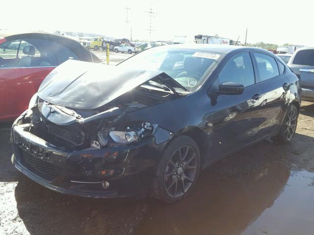 1C3CDFBA2DD141813 - 2013 DODGE DART SXT BLACK photo 2